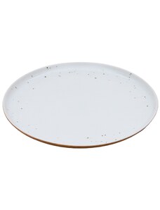 Bílý keramický dezertní talíř Kave Home Publia 23 cm