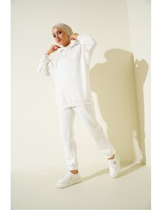 Bigdart 55434 Oversize Tracksuit Set - White