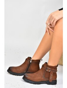 Fox Shoes Tan Leather Women's Boots