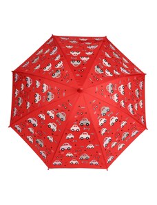 Real Star Dětský deštník měnící barvu "Auta" červený