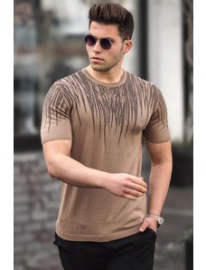 Madmext Men's Camel Knitwear T-Shirt 5100