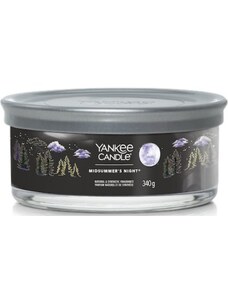 Yankee Candle vonná svíčka Signature Tumbler 5 knotů Midsummer’s Night 340g