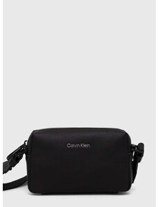 Ledvinka Calvin Klein pánská, černá barva