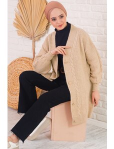 Bigdart 15768 Knitwear Cardigan - Biscuit