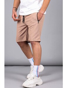 Madmext Men's Camel Regular Fit Basic Shorts 5464