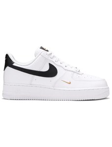 Nike Air Force 1 Low '07 Essential White Black Gold Mini Swoosh