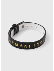 Oboustranný kožený náramek Armani Exchange