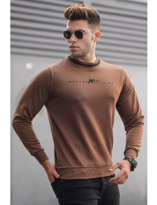 Madmext Dyed Brown Knitwear Men's Sweater 5288