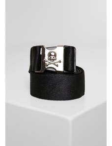 Urban Classics Accessoires Skull Buckle Belt černý