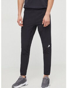 Tréninkové kalhoty adidas Performance D4T černá barva, hladké, IK9724