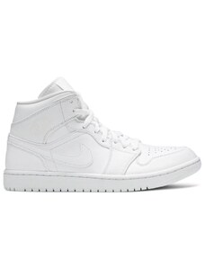 Jordan 1 Mid Triple White 2.0 (2020)