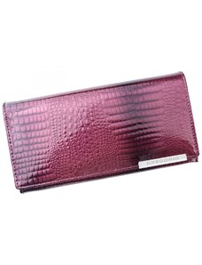 Luxusní dámská kožená peněženka s hadím vzorem Gregorio Sissi, růžová