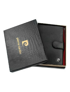 Pánská kožená peněženka černá - Pierre Cardin Stefano černá