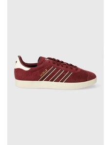 Semišové sneakers boty adidas Originals Gazelle vínová barva, ID3724