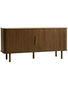 Hnědá dubová komoda Unique Furniture Cavo 160 x 45 cm