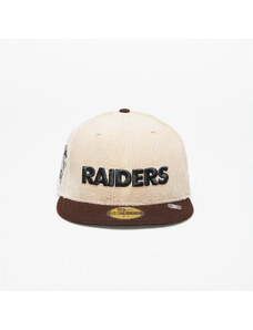 Kšiltovka New Era Las Vegas Raiders 59FIFTY Fall Cord Fitted Cap Brown