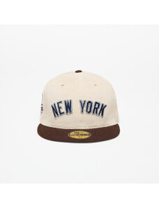 Kšiltovka New Era New York Yankees 59FIFTY Fall Cord Fitted Cap Brown