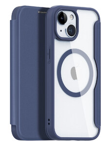 Ochranné pouzdro na iPhone 15 - DuxDucis, SkinX Pro with MagSafe Blue