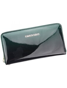 Dámská kožená pouzdrová peněženka zelená - Gregorio Luziana zelená