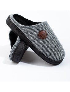 Men's grey slippers Shelvt