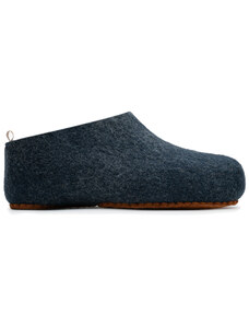 Vivobarefoot MIM FELT SLIPPER UNISEX NAVY - 37