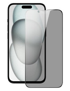Ochranné tvrzené sklo na iPhone 15 PLUS - DuxDucis, Full Glass Privacy
