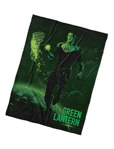 Carbotex Mikroplyšová deka Green Lantern 150x200 cm