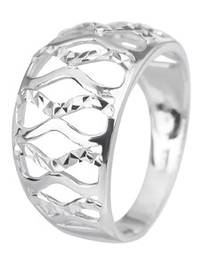 Stříbrný prsten PLETENÝ