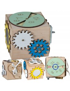 3toysm Montessori dřevěná kostka - malá