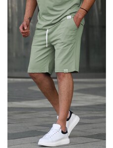 Madmext Almond Green Basic Men's Shorts 6501