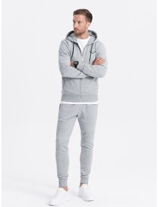 Ombre Men's sweatshirt set unbuttoned sweatshirt + pants