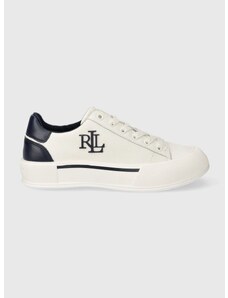 Kožené sneakers boty Lauren Ralph Lauren Daisie bílá barva, 80292500000000000