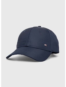 Kšiltovka Tommy Hilfiger tmavomodrá barva, hladká, AM0AM12254