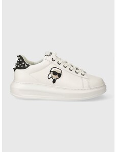 Kožené sneakers boty Karl Lagerfeld KAPRI bílá barva, KL62529N