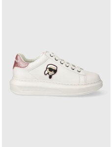 Kožené sneakers boty Karl Lagerfeld KAPRI bílá barva, KL62530N