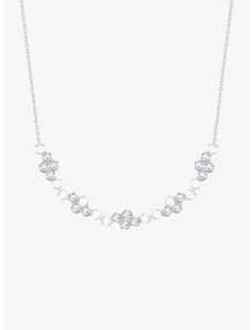 Preciosa stříbrný náhrdelník Lumina, kubická zirkonie, velký, bílý