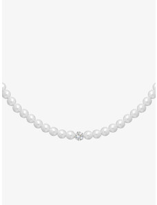 Preciosa perlový náhrdelník Velvet Pearl, voskové perle, bílý