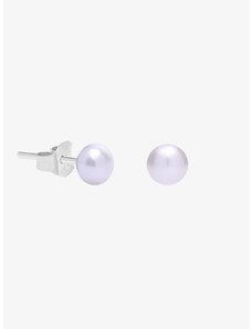 Preciosa stříbrné náušnice Paolina, říční perla, bílá