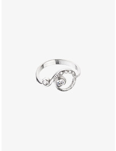 Stříbrný prsten Romantic Elegance s kubickou zirkonií Preciosa, bílý
