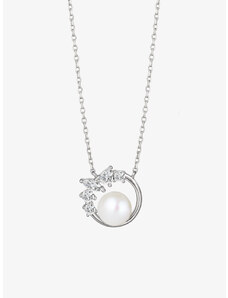 Preciosa Precioa stříbrný náhrdelník Samoa, říční perla, bílá