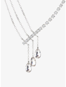 Bižuterní štrasový náhrdelník Crystal Drop s českým křišťálem Preciosa