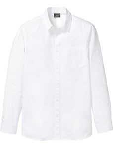 bonprix Košile s dlouhým rukávem Bílá