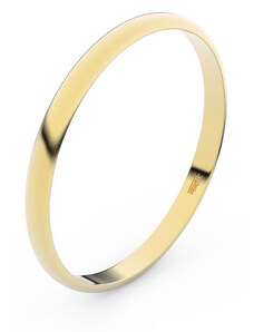 Danfil Zlatý snubní prsten FMR 4H20 ze žlutého zlata 46