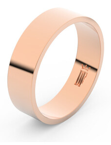 Danfil Zlatý snubní prsten FMR 1G60 z růžového zlata 46