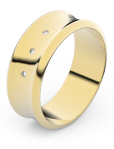 Danfil Zlatý snubní prsten FMR 5B70 ze žlutého zlata, S3 46