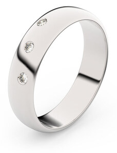 Danfil Zlatý snubní prsten FMR 2D45 z bílého zlata, S4 46