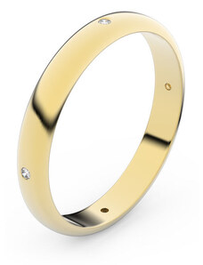 Danfil Zlatý snubní prsten FMR 4F30 ze žlutého zlata, S6 46