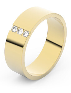 Danfil Zlatý snubní prsten FMR 1G60 ze žlutého zlata, S11 46