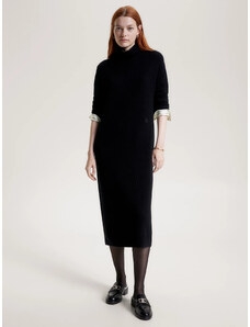 Tommy Hilfiger dámské černé vlněné šaty