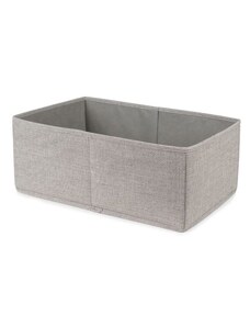 Úložný box Compactor Oxford 26 x 42 x 16,5 cm, polyester, šedo-béžový